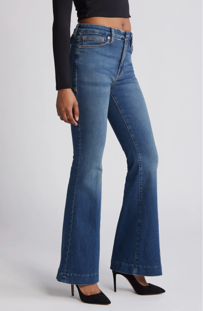 NEW!! Good Legs Flare Jeans by Good American