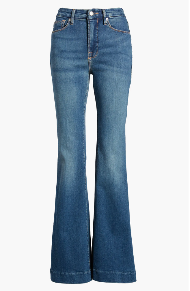 NEW!! Good Legs Flare Jeans by Good American