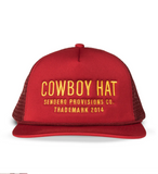 NEW!! Cowboy Trucker Hat in Burgundy