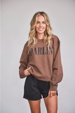 NEW!! Darlin Crewneck in Brown by Darlin Brand