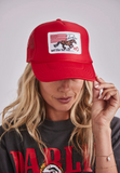 NEW!! DARLIN Red Trucker Hat by DARLIN' Brand