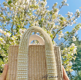 NEW!! Pearl Straw Bag