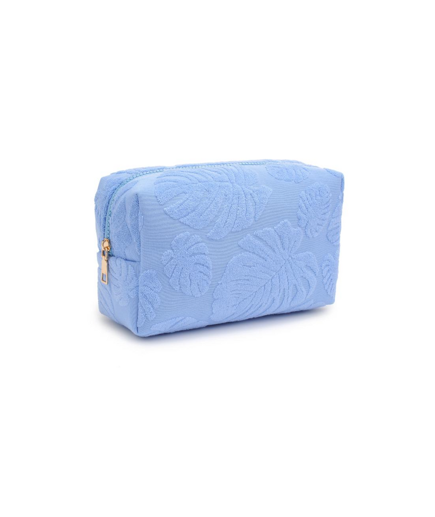 NEW!! Palm Breeze Sunscreen Pouch in Light Blue