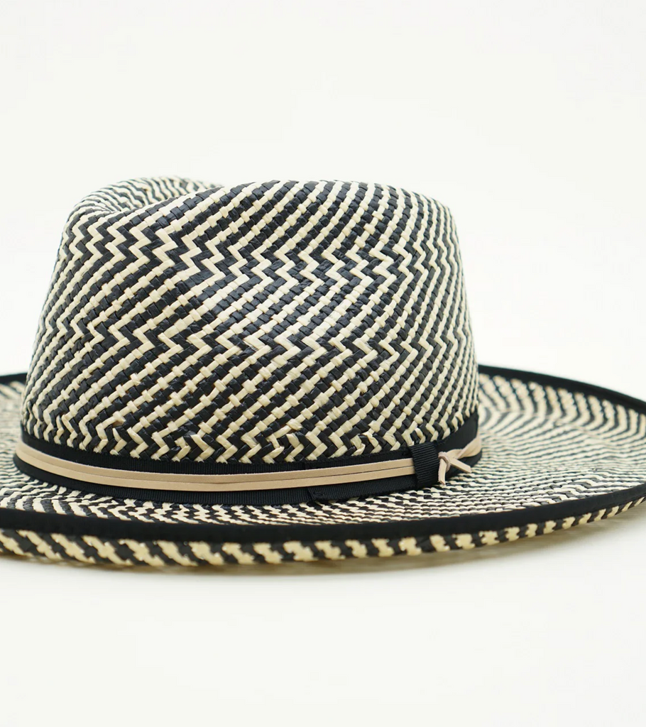 NEW!! Mateo Two-Tone Straw Panama