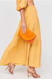 NEW!! Poolside Straw Clutch in Orange