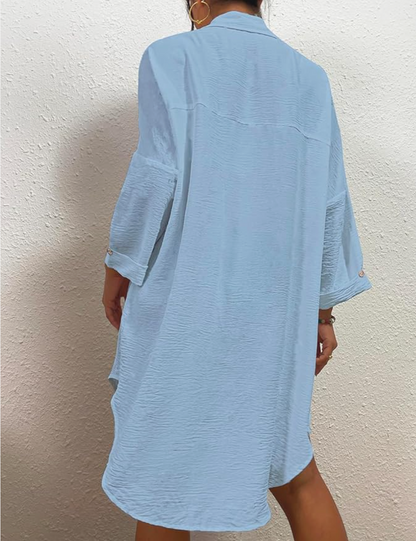 FINAL SALE!! Paradise Cover Up in Blue