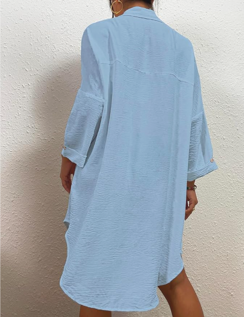 NEW!! Paradise Cover Up in Blue