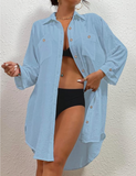 NEW!! Paradise Cover Up in Blue