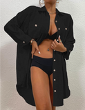 NEW!! Paradise Cover Up in Black