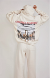 NEW!! American Spirit Hoodie in Creme by DARLIN' Brand