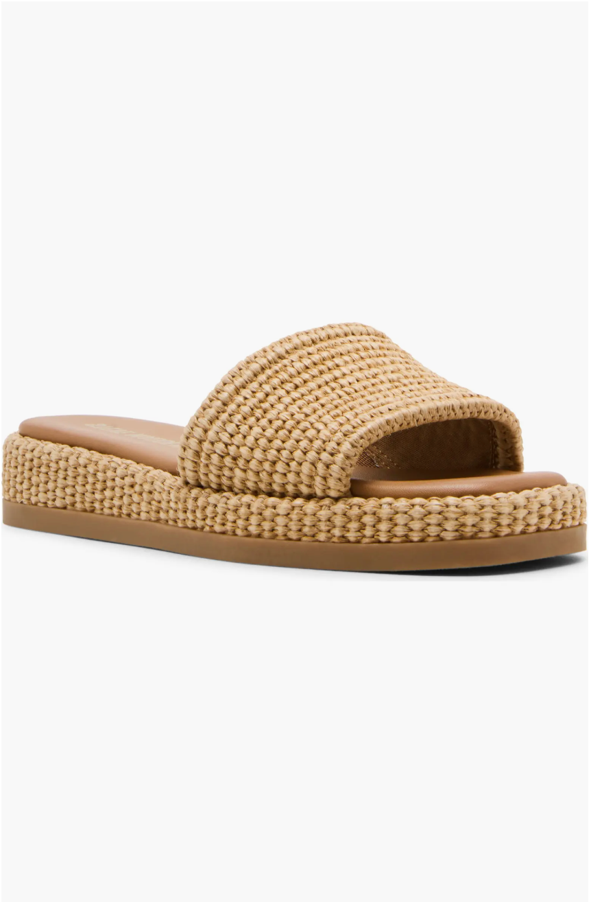FINAL SALE!! Boardwalk Sandal in Raffia