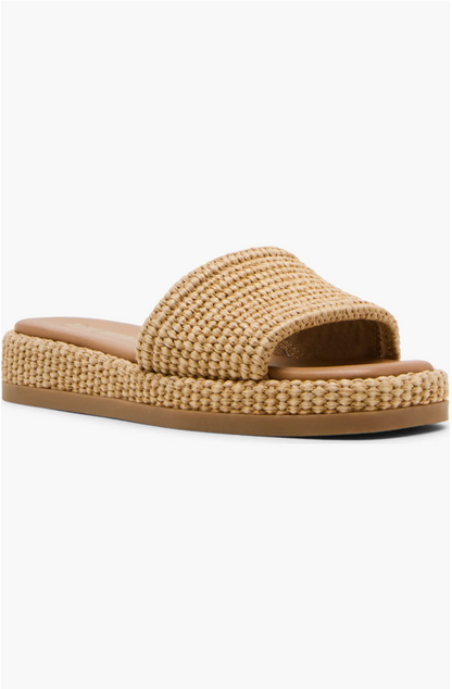 FINAL SALE!! Boardwalk Sandal in Raffia