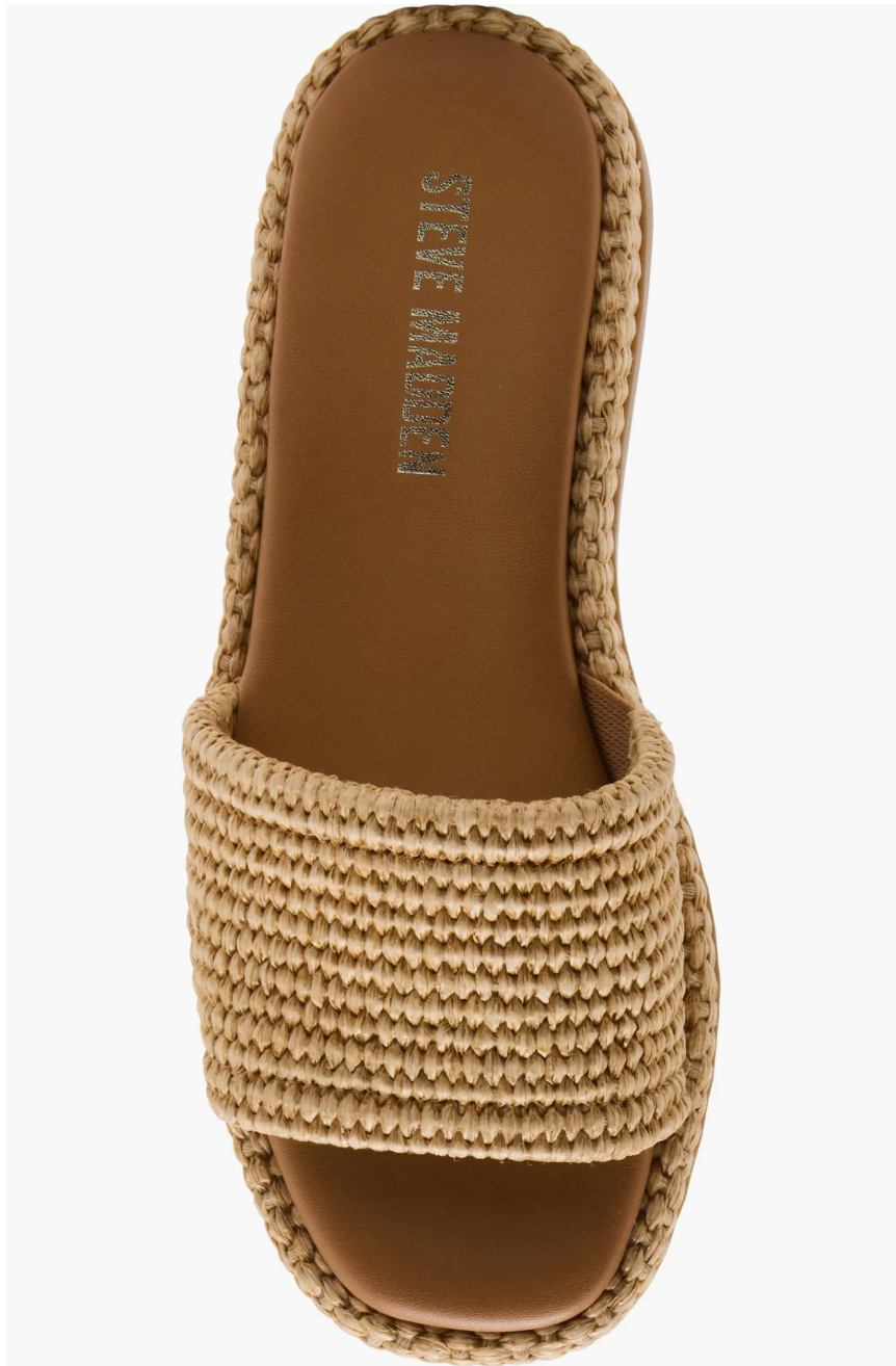 FINAL SALE!! Boardwalk Sandal in Raffia