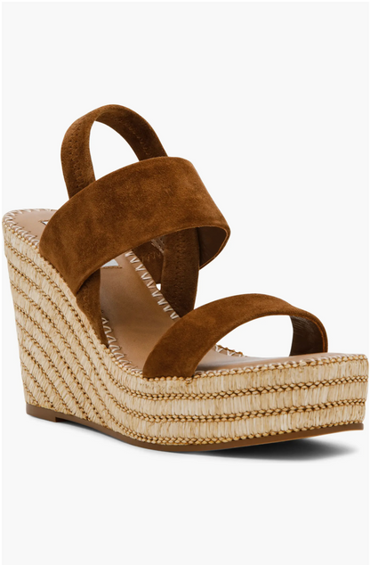 FINAL SALE!! Contessa Suede Espadrille Wedge Heel