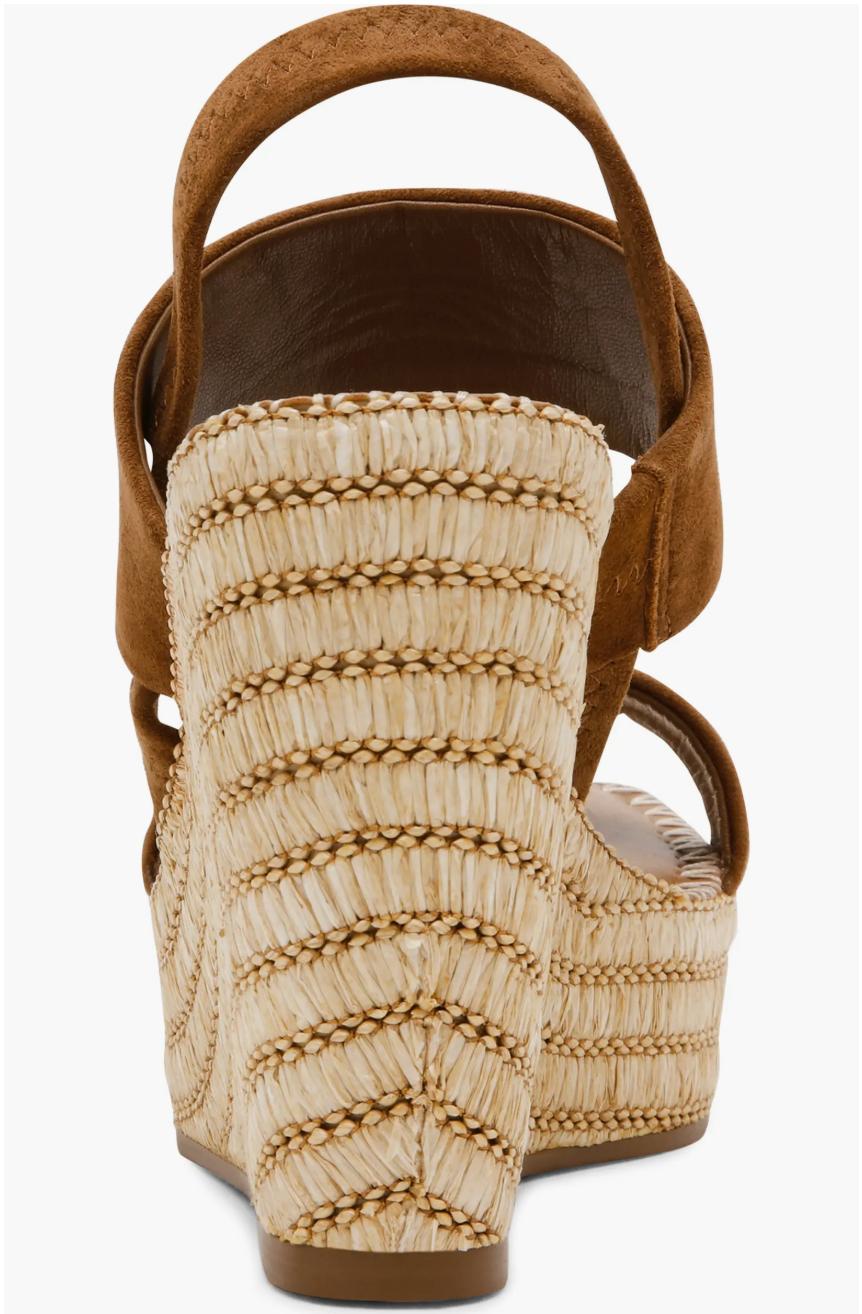 FINAL SALE!! Contessa Suede Espadrille Wedge Heel