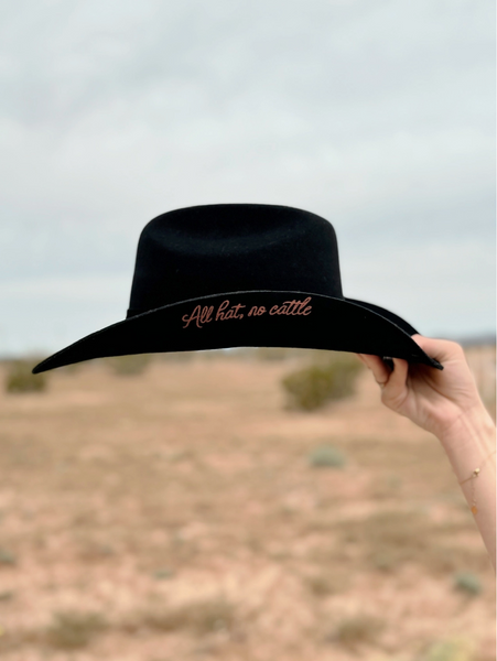 NEW!! No Cattle Cowboy Hat