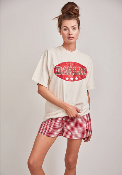 NEW!! Darlin Oval Short Sleeve Tee