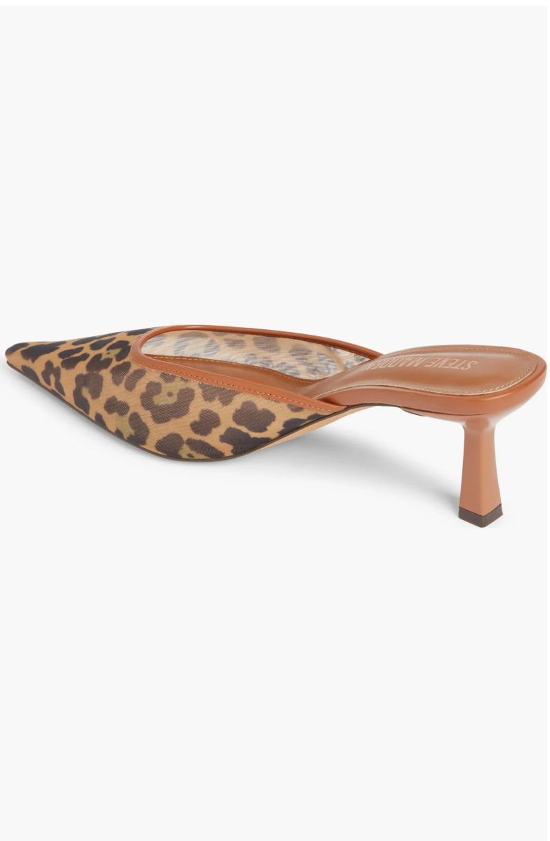 FINAL SALE!! Lisbeth Mesh Leopard Mule
