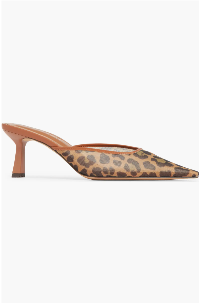 FINAL SALE!! Lisbeth Mesh Leopard Mule
