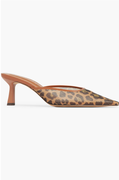 FINAL SALE!! Lisbeth Mesh Leopard Mule