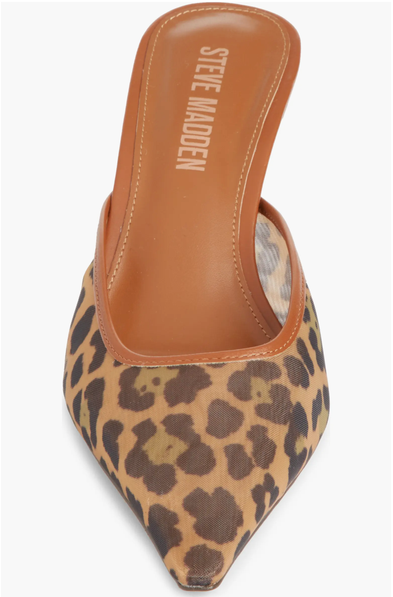 NEW!! Lisbeth Mesh Leopard Mule – Glitzy Bella NEW!! Lisbeth Mesh Leopard Mule – Glitzy Bella