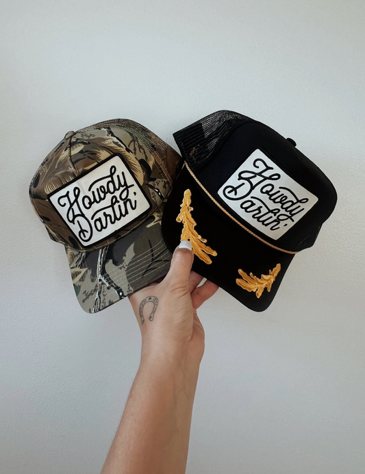 NEW!! Howdy Darlin Trucker Hat in 2 Colors