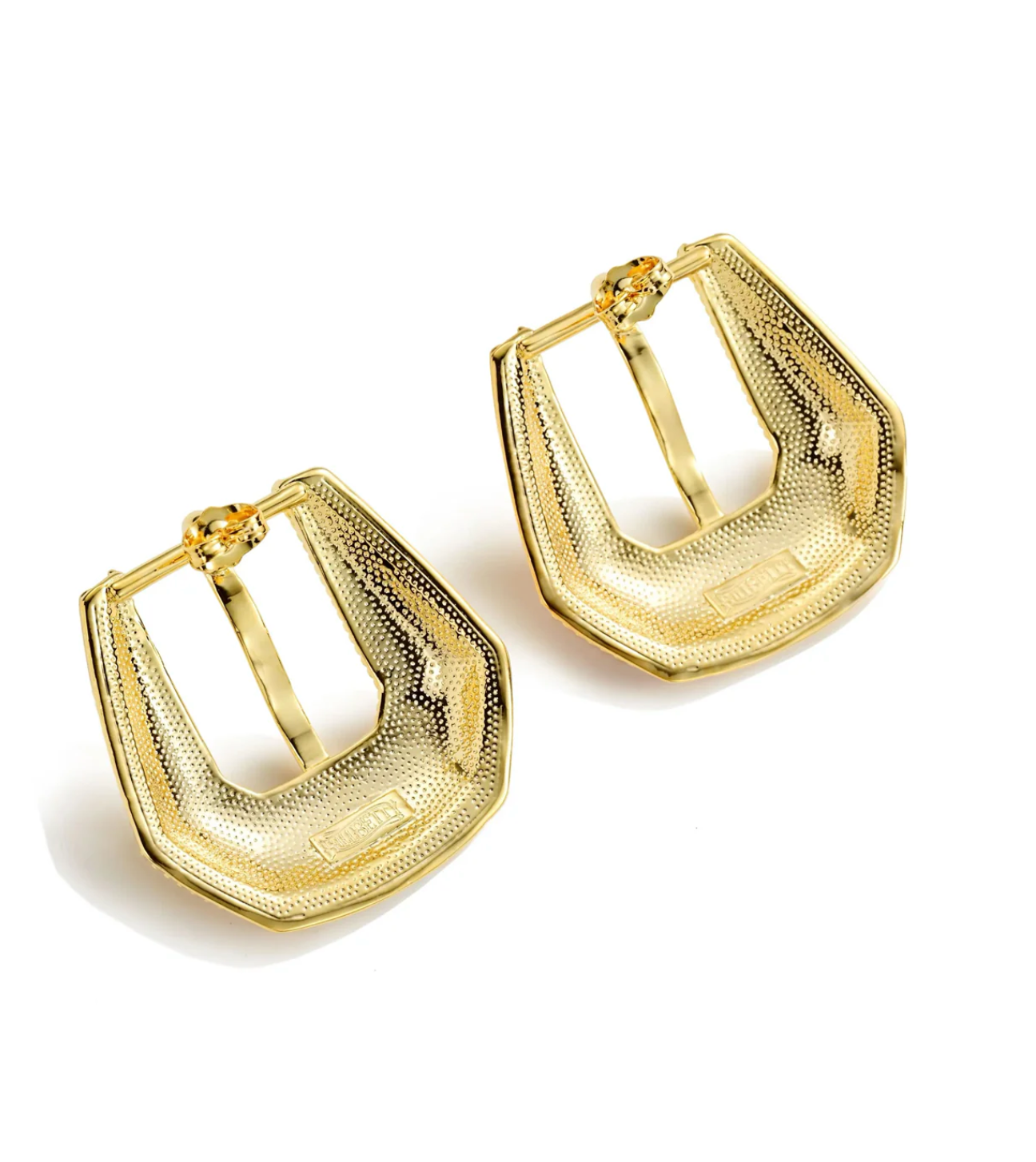 NEW!! Buckle Betty Mini Earrings in Gold