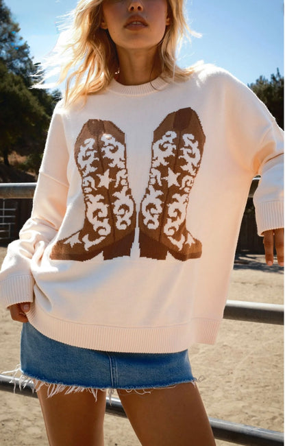 NEW!! Stay Awhile Boot Sweater