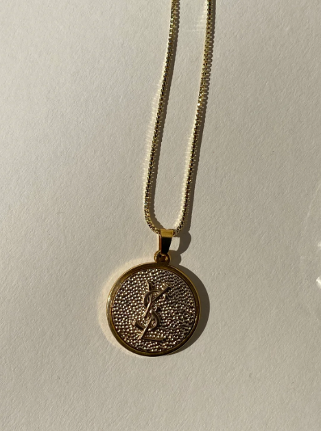 Authentic Vintage Golden Pendant Necklace
