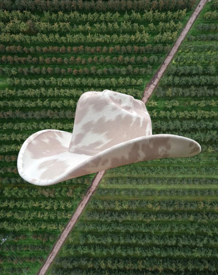 NEW!! Dairy Cream Cowboy Hat
