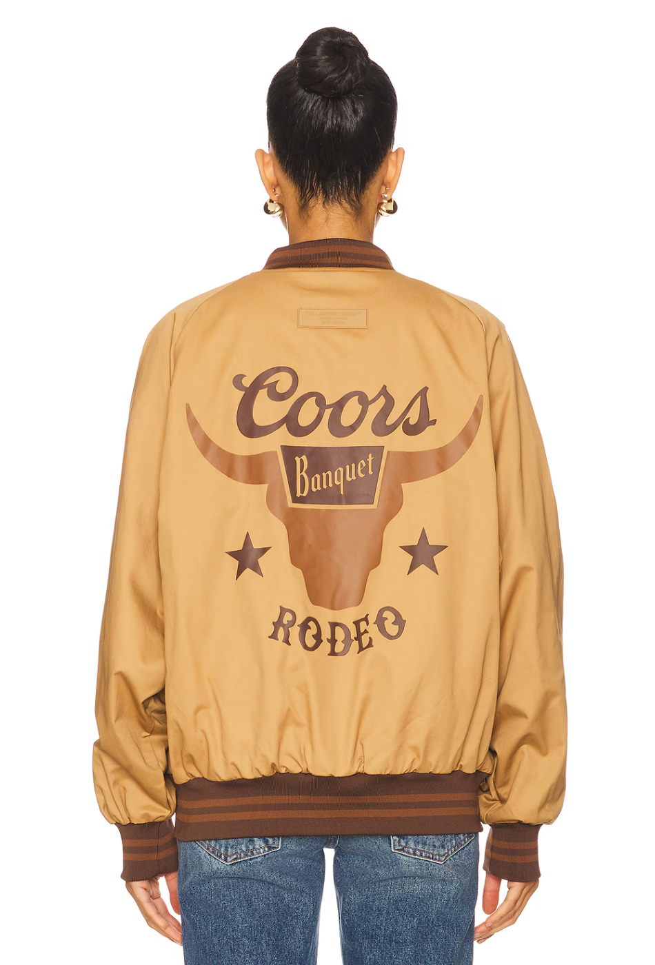 LICENSED!! Coors Banquet Rodeo Bomber Jacket