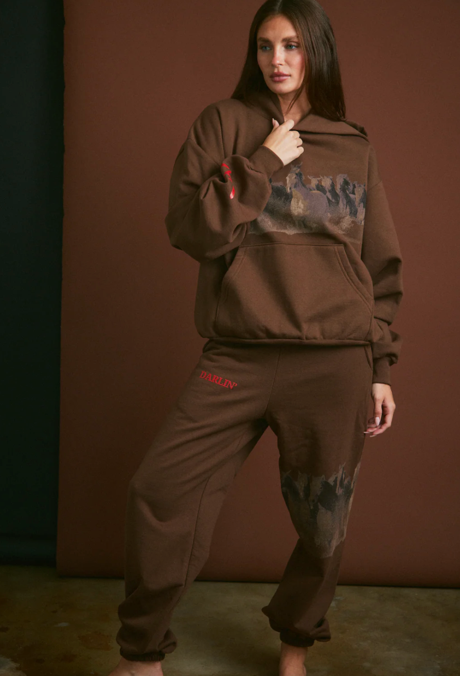 NEW!! Wild Horse Sweatpant in Brown