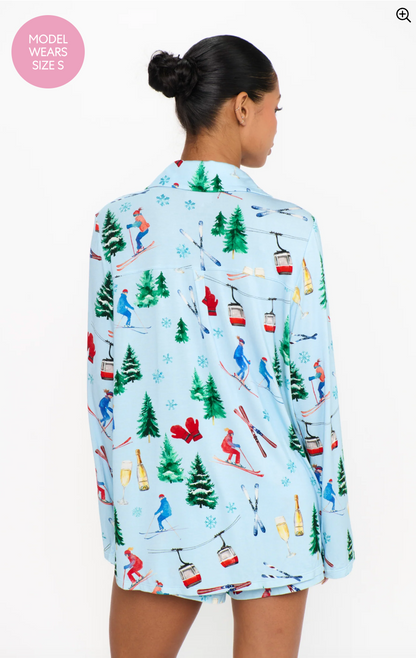 FINAL SALE!! Favorite Pj Set in Slopes Jersey