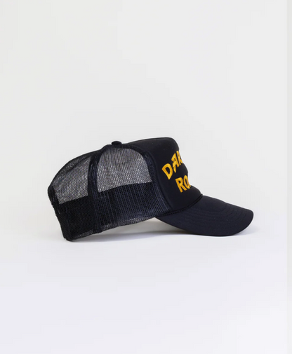 Darlin Rodeo Trucker Hat in Black