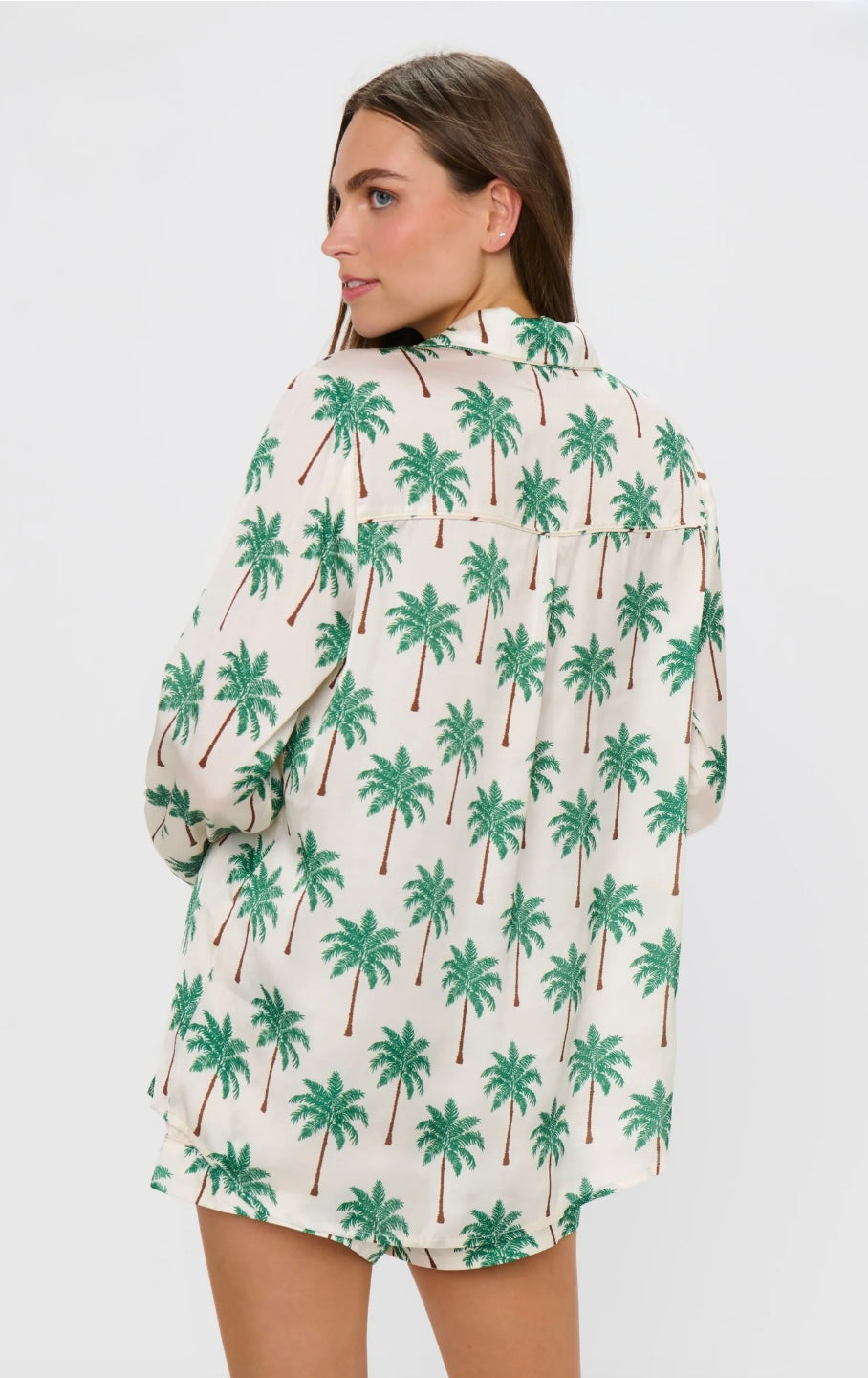 FINAL SALE!! Favorite PJ Set in Palm Tree Silky
