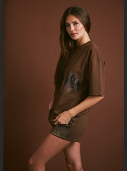 NEW!! Wild Horse Sweatshorts in Brown