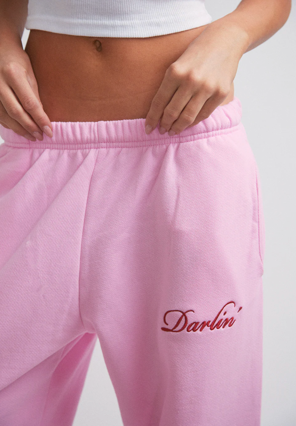 EXCLUSIVE!! Signature Plush Sweatpants - Blush