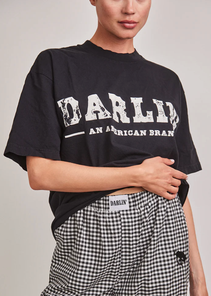 NEW!! Darlin American Brand Tee - Black