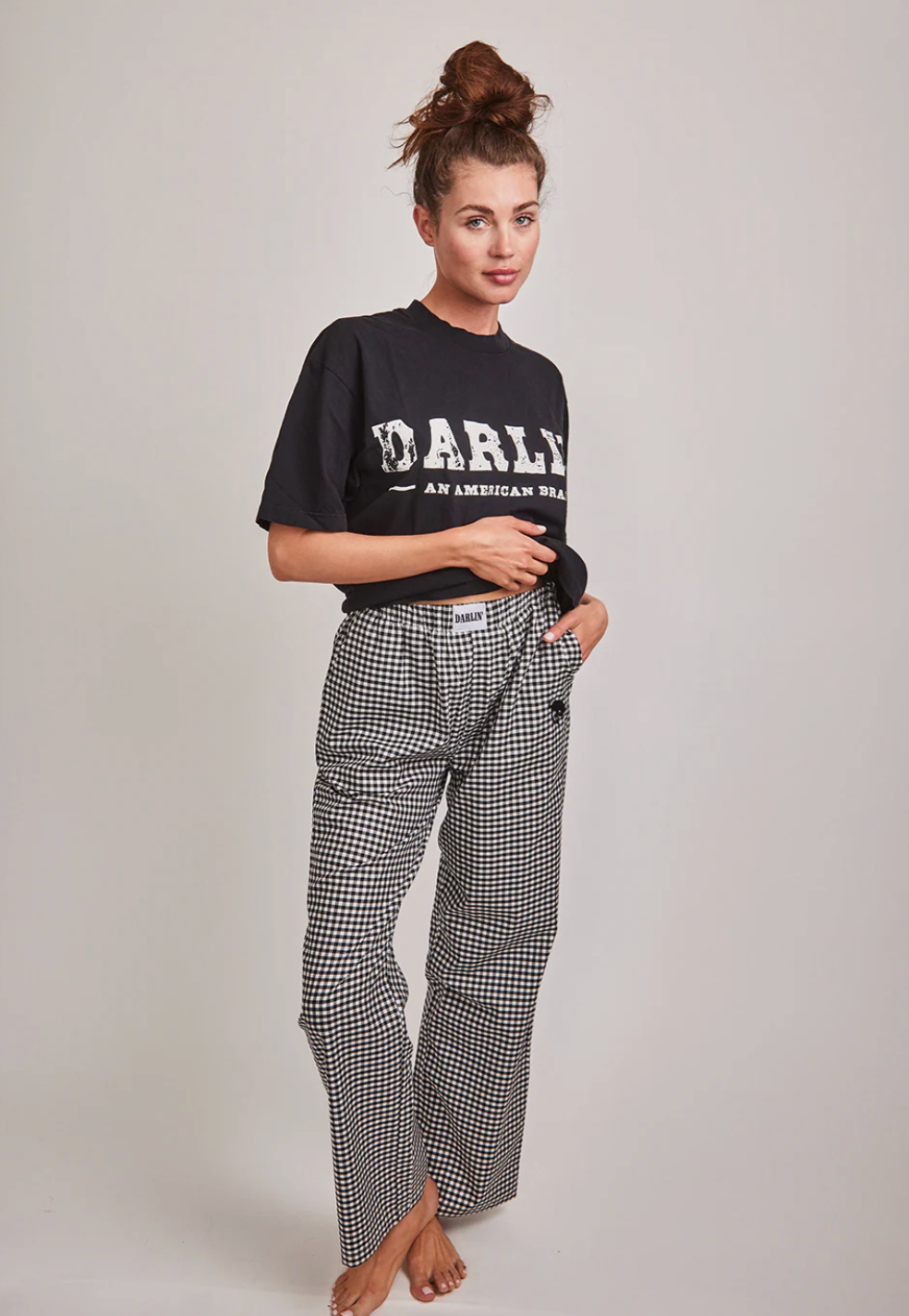 NEW!! Darlin American Brand Tee - Black