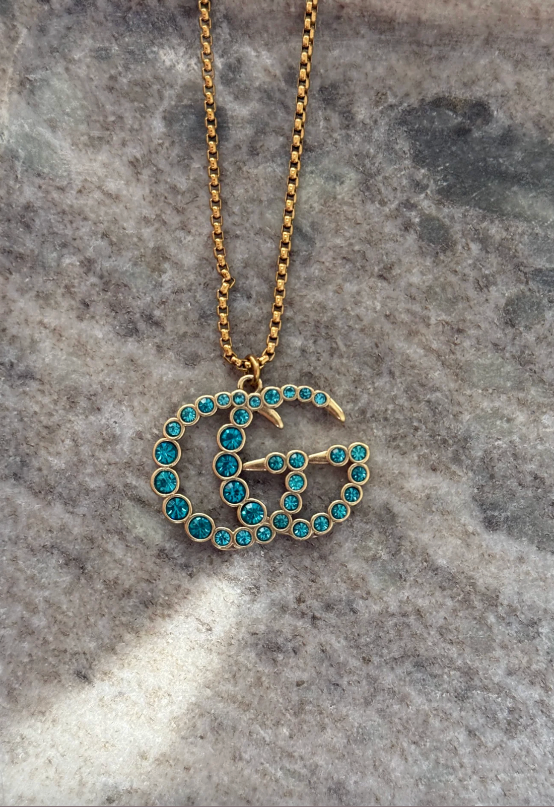 NEW!! Authentic Vintage Turquoise Stassi Pendant