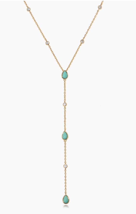 Dewdrop Y-Necklace in 2 Colors