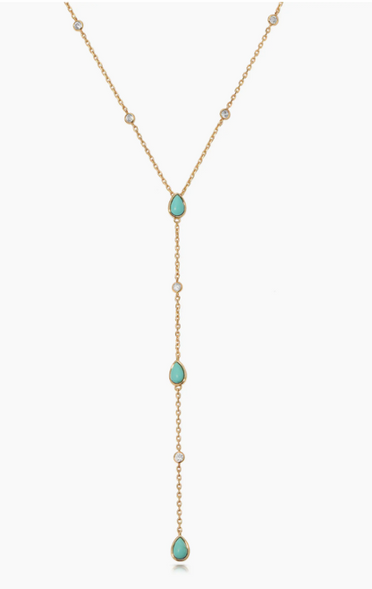 Dewdrop Y-Necklace in 2 Colors