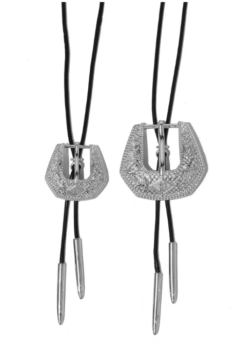 Hillbetty Bolo Tie Mini in Silver