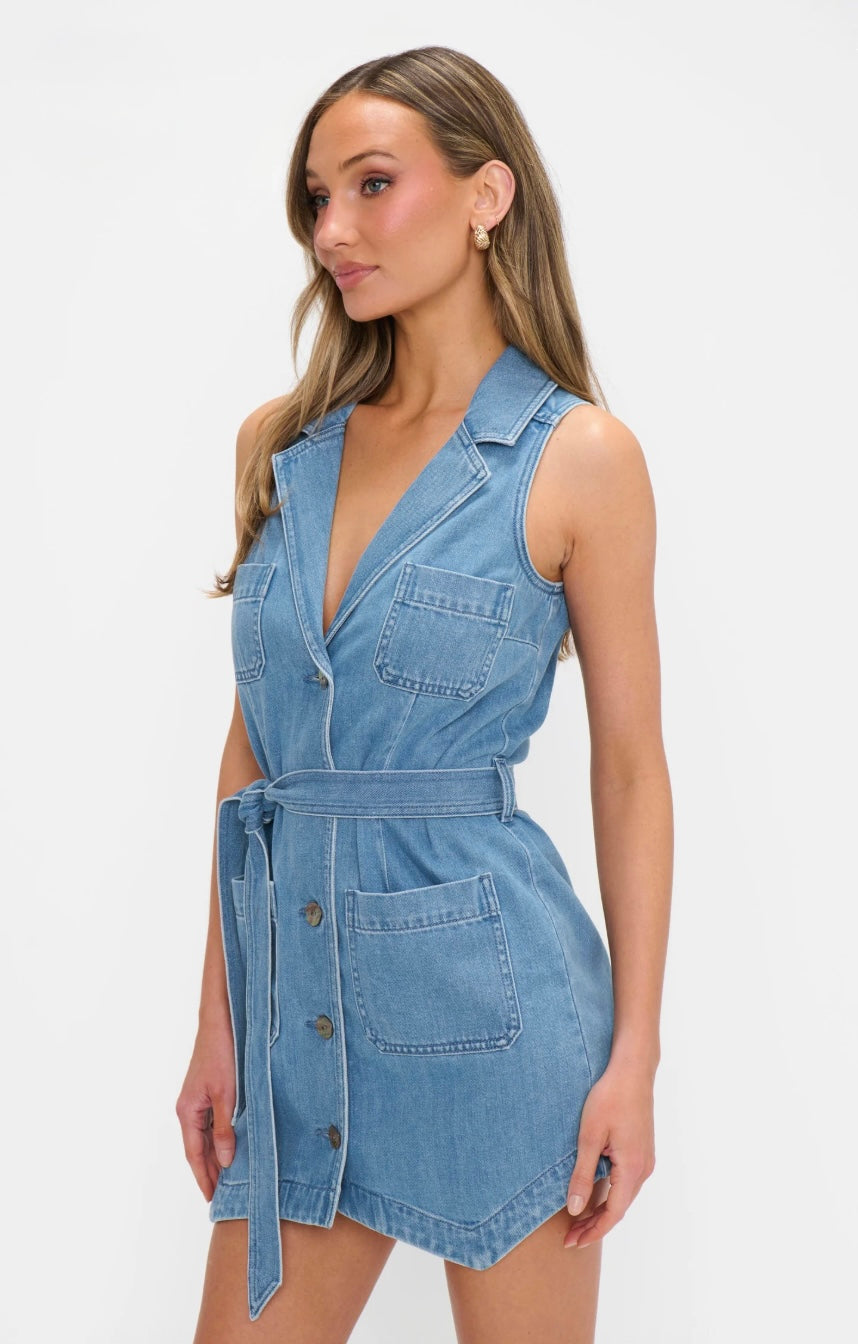 Fairfield Vest Denim Dress