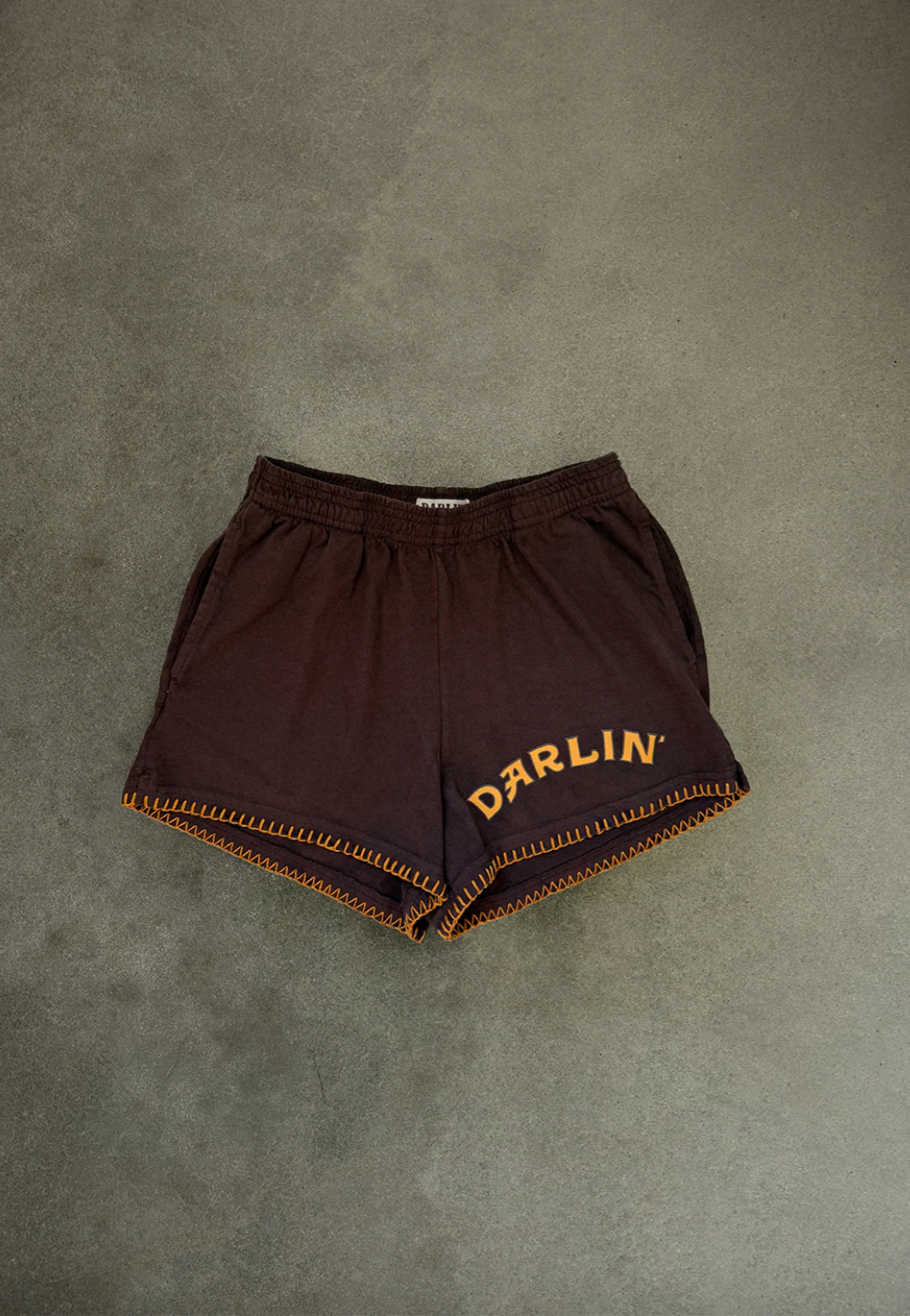 Keep It Country Heavy Jersey Short in Chocolate