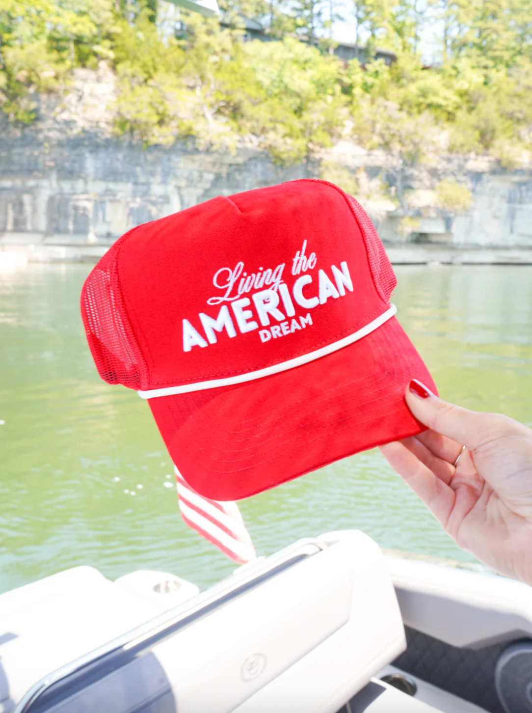 American Dream Trucker Hat in 2 Colors