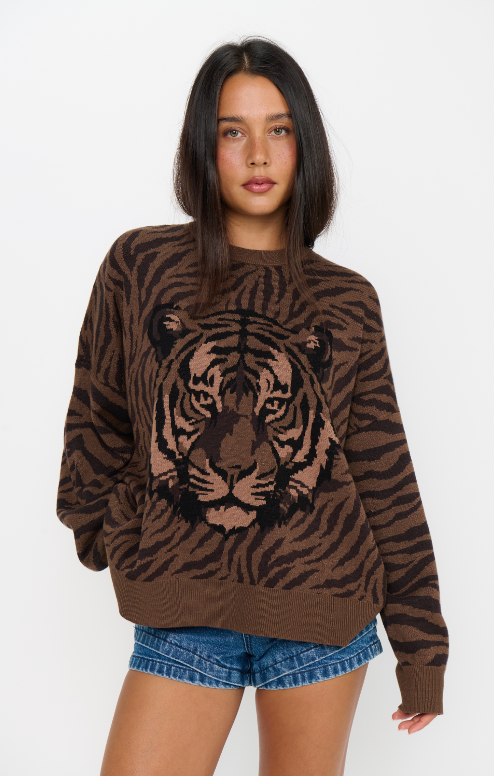 Seasons Sweater in Wild Tiger