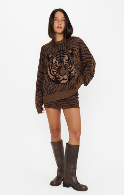 Seasons Sweater in Wild Tiger
