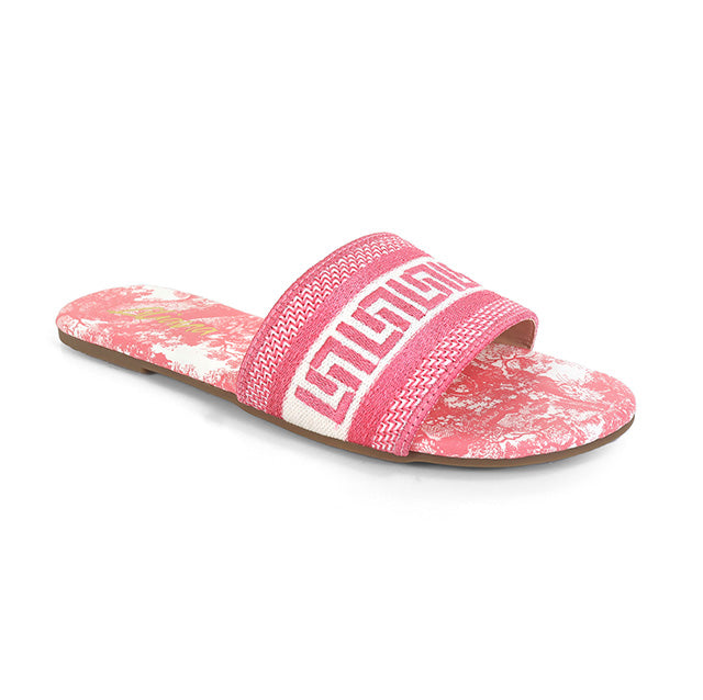 FINAL SALE!! "Mykonos" Pink Slides