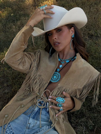 Kingman Turquoise Bolo Tie